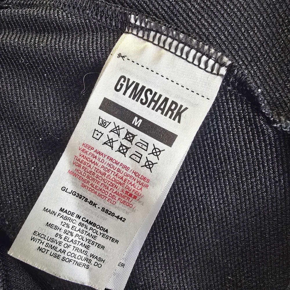 Gymshark Venture Joggers Black Cargo Pants‎ Leggings Travel Hiking Size Medium - Picture 9 of 15